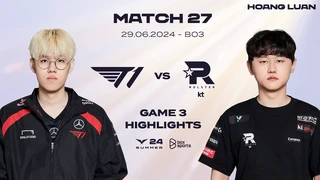 Highlights T1 vs KT - Game 3 | Week 3 Day 4 | LCK Summer 2024 | Lu Bình luận