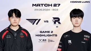 Highlights T1 vs KT - Game 2 | Week 3 Day 4 | LCK Summer 2024 | Lu Bình luận