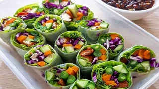 Gỏi cuốn Chay thanh ngọt từ Rau Củ Quả