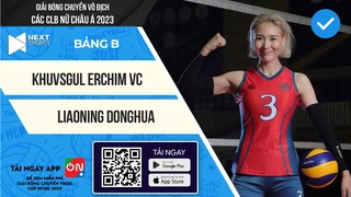 Full HD bản đẹp - Khuvsgul Erchim - Liaoning Donghua - Vòng bảng Giải Bóng chuyền CLB nữ Châu Á 2023 (P1)