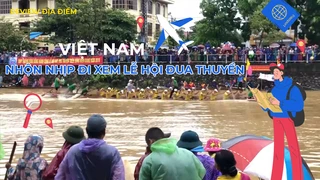 Nhộn nhịp đi xem lễ hội đua thuyền