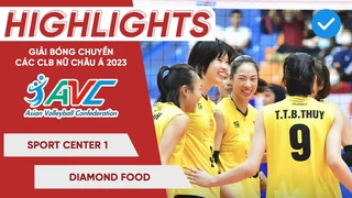 HIGHLIGHTS - (ĐTVN) Sport Center 1 - Diamond Food - Chức vô địch quả cảm Chung kết AVC Cup 2023
