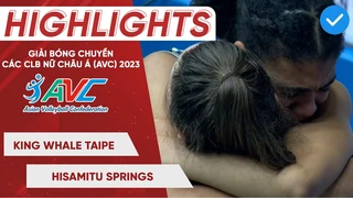 HIGHLIGHTS - King Whale Taipe - Hisamitu Springs - Giải bóng chuyền CLB nữ Châu Á 2023