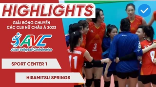 HIGHLIGHTS - Sport Center 1 - Hisamitsu Springs - Giải bóng chuyền CLB nữ Châu Á 2023