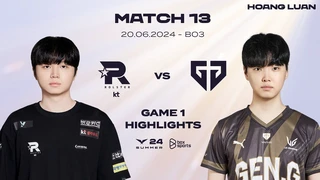 Highlights KT vs GEN - Game 1 | Week 2 Day 2 | LCK Summer 2024 | Lu Bình luận