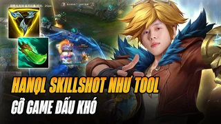 Mát mắt với màn skillshot như tool của Ezreal trong tay Hanql giúp cánh trên gỡ một game đấu khó