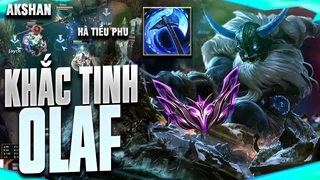 cơn ác mộng của mọi main olaf là đây ! hà tiều phu chạm trán khắc tinh olaf vs akshan rank cao thủ