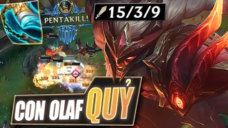 đây là lý do hà đánh olaf ! pha xử lý 1 cân 5 penta kill mãn nhãn | hà tiều phu olaf vs jayce 13.20