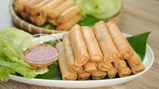 Cách làm món nem chay cuốn lá