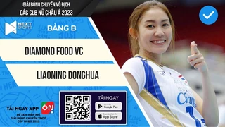 TRỰC TIẾP - Diamond Food VC - Liaoning Donghua (Bản chuẩn) - Giải bóng chuyền CLB nữ Châu Á 2023 (P1)