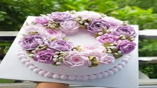 Bánh hoa đa sắc thơm ngon tinh tế
