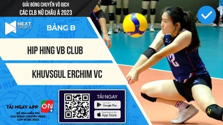 TRỰC TIẾP - Hip Hing VB Club - Khuvsgul Erchim VC (Bản chuẩn) - Giải bóng chuyền CLB nữ Châu Á 2023 (P3)