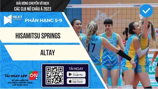 TRỰC TIẾP - Hisamitsu Springs - Altay (Bản chuẩn) - Tranh 5-9 Giải bóng chuyền CLB nữ Châu Á 2023 (P6)