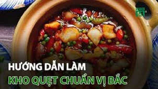 Hướng dẫn làm món kho quẹt chuẩn vị người Bắc