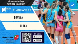 TRỰC TIẾP - Paykan - Altay (Bản chuẩn) - Phân hạng 5-9 Giải Bóng chuyền CLB nữ Châu Á 2023 (P9)