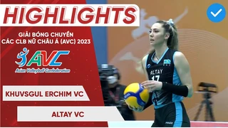TRỰC TIẾP - Khuvsgul Erchim VC - Altay VC (Bản chuẩn) - Giải bóng chuyền CLB nữ Châu Á 2023 (P2)