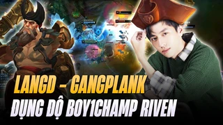 LangD hạ đo ván one champ Riven tại rank Cao Thủ