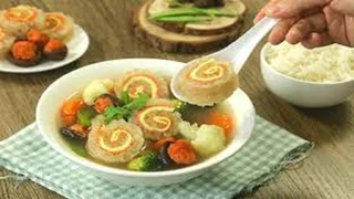 Canh Bóng Cuộn Thập Cẩm