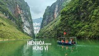 Sông Nho Quế - điểm du lịch hấp dẫn của Hà Giang