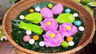 Cách làm Bánh Chay Hoa Sen đẹp mắt- Đổi vị cho ngày đầu năm