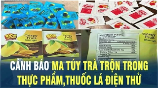 Tin Nóng: Cảnh báo tình trạng ma túy trà trộn trong thực phẩm, thuốc lá điện tử | VOV