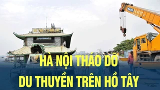 Tin Nóng: Tháo dỡ du thuyền trên Hồ Tây, Hà Nội | VOV