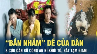 Tin Nóng: "Bắn nhầm" dê của dân 3 cựu cán bộ công an bị khởi tố, bắt tạm giam | VOV