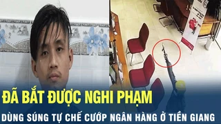 Tin nóng: Đã bắt được nghi phạm dùng súng tự chế cướp ngân hàng ở Tiền Giang | VOV