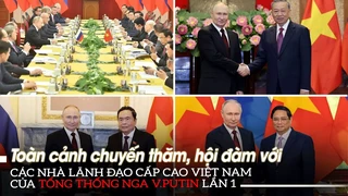 Toàn cảnh chuyến thăm, hội đàm với các nhà lãnh đạo cấp cao Việt Nam của Tổng thống Nga V.Putin