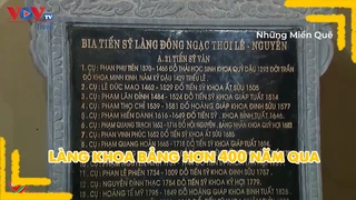 Làng khoa bảng hơn 400 năm qua