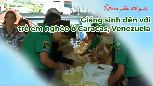 Giáng sinh đến với trẻ em nghèo ở Caracas, Venezuela- Khám Phá Thế Giới