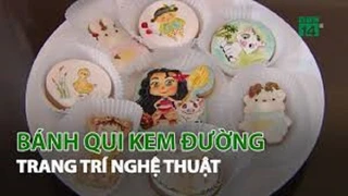 Bánh qui kem đường trang trí Nghệ thuật