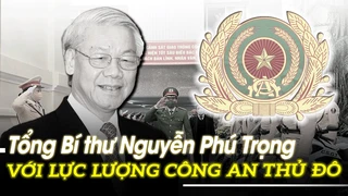 Tổng Bí thư Nguyễn Phú Trọng với lực lượng Công an Thủ đô