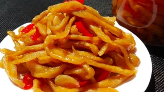 Cách làm củ quả sấy ngâm nước mắm