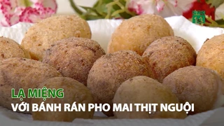 Cách làm bánh rán phô mai thịt nguội