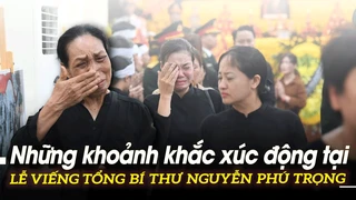 Những khoảnh khắc xúc động tại lễ viếng Tổng Bí thư Nguyễn Phú Trọng | VOV TV
