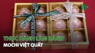 Thực hành làm bánh Mochi Việt Quất