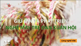 Giữ gìn và phát triển nghề mây tre đan Xuân Hội - Làng Nghề Việt