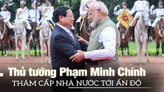 Thủ tướng Cộng hòa Ấn Độ chủ trì lễ đón cấp Nhà nước Thủ tướng Chính phủ Phạm Minh Chính | VOVTV