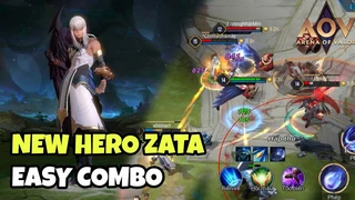 New Hero zata easy combo | Arena of valor | aov | rov | LiênQuânMobile | 펜타스톰 | 傳說對決 | 伝説対決