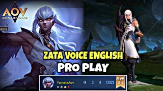 RoV : HERO ZATA VOICE ENGLISH | PRO PLAY - ARENA OF VALOR