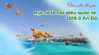 Rực rỡ lẽ hội diều quốc tế 2019 ở Ấn Độ