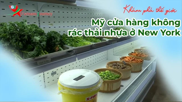 Mỹ cửa hàng không rác thải nhựa ở New York
