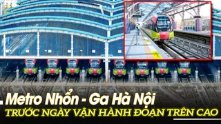 Metro Nhổn - Ga Hà Nội trước ngày vận hành đoạn trên cao | VOVTV