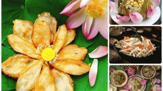 Hấp dẫn những món ăn về sen cuối mùa (phần 1)