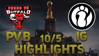 Highlights PVB vs IG: Invictus bị Phong Vũ làm khó trong trận ra quân