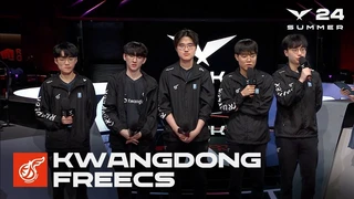 [VIETSUB] Phỏng Vấn KWANGDONG FREECS | LCK Mùa Hè 2024 [DRX vs KDF]