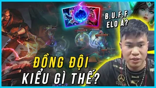 Duy Còm phát bực khi gặp đồng đội buff elo