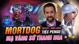 Tiệc Pengu: Chủ Tịch MortDog Ashe Disco Cảnh Vệ 5 Vàng 3 Sao