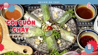 Gỏi cuốn chay ngũ sắc - Review Ẩm thực